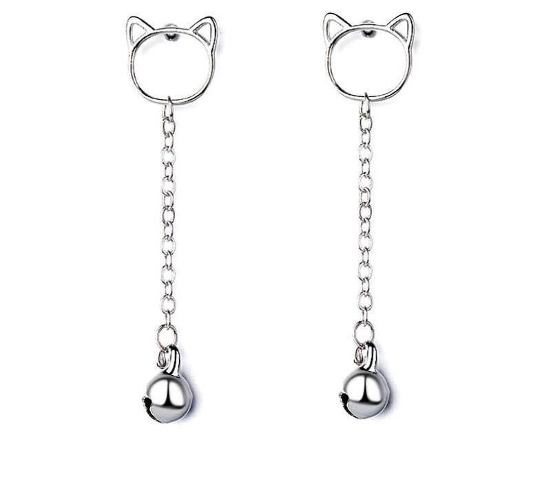 Cute Cat Earring with Bell