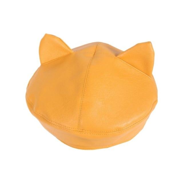Cute Cat Ears Beret Cap