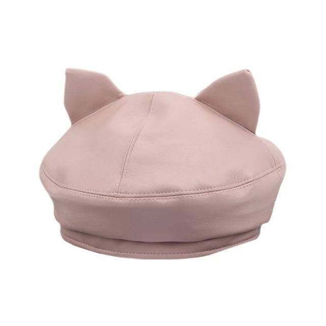 Cute Cat Ears Beret Cap