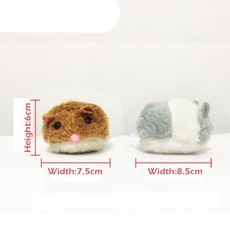 Cute Fat Mouse Cat Chasing Vibration Playing Toy