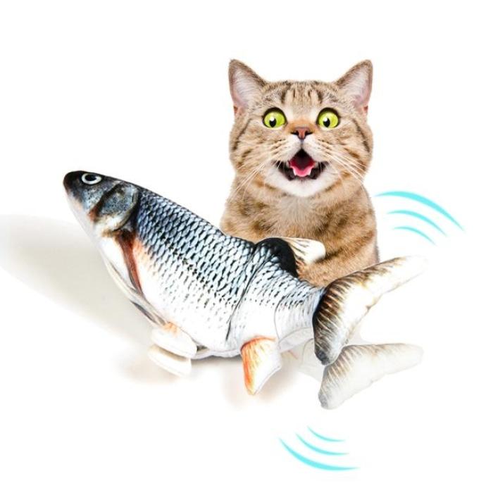 Dancing Fish Cat Kicker Toy - Realistic Moves!