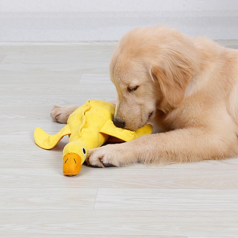 Dog Duck Shaped Plush Interactive Toy