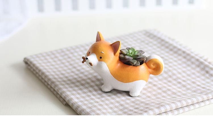 Dog Flower Pot