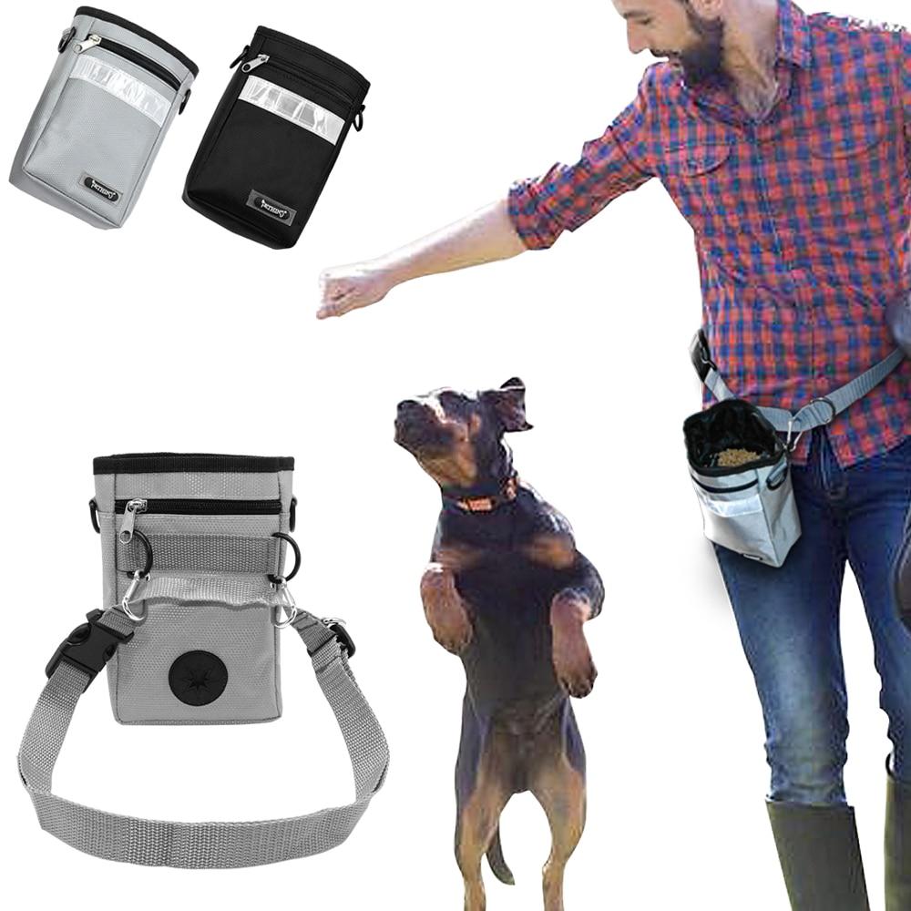 Dog Treat Training Pouch with Poop Bag Dispenser