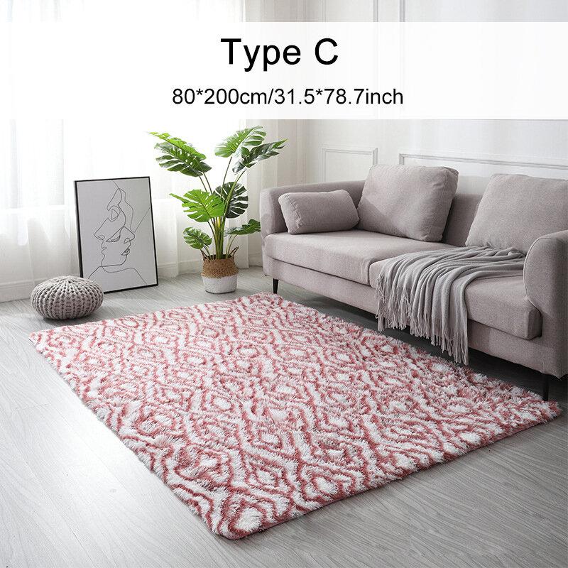 Gradient Color Tie-dye Plush Carpet Living Room Bedroom Coffee Table Blanket Study Room Meeting Room Tatami Blanket