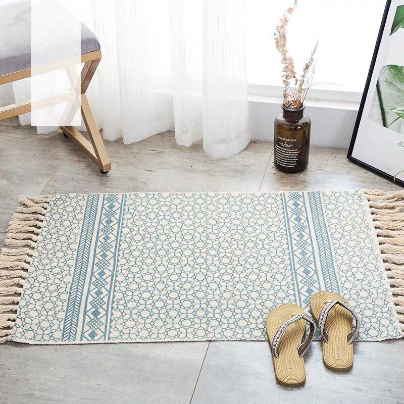 Ethnic Style Bohemia Rug Area Rug Floor Mats Carpet Anti-slip Bathroom Rugs Rugs for Living Room Machine Wash