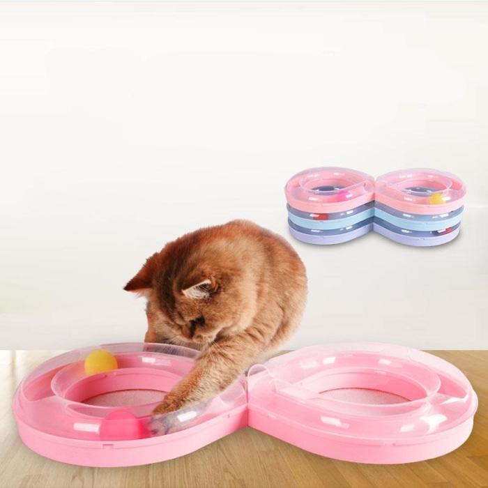 Eight Shaped Cat Track Toy