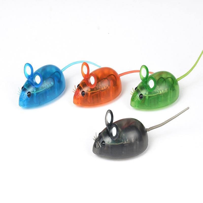 Electronic Cat Mouse Toy With Tricky Race Track Puzzle
