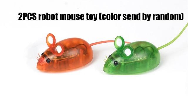 Electronic Cat Mouse Toy With Tricky Race Track Puzzle