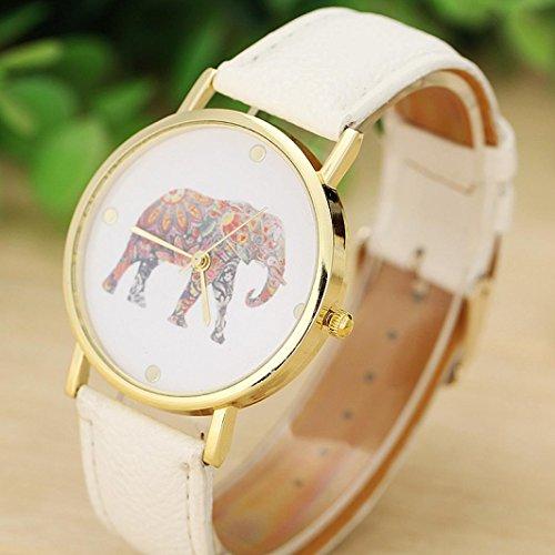 Elephant Design Analog Quartz Wrist Watch