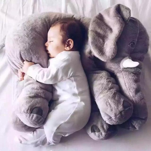 Elephant Shape Stuffed Pillow