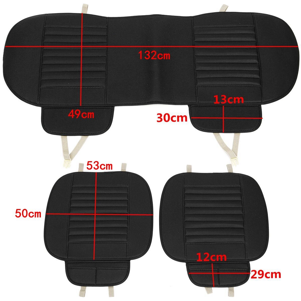Universal PU Leather Car Seat Waterproof Mat Covers Breathable Luxury Cushion Car Seat Protector Cover (1PC)