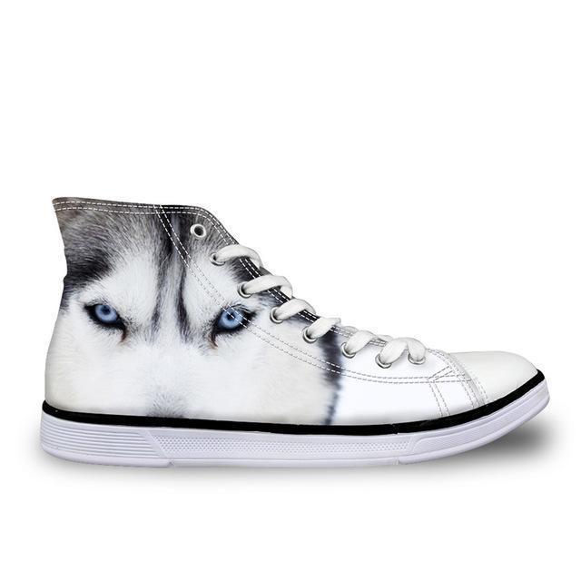 Fashionable Dog 3D Printed High Top Shoes