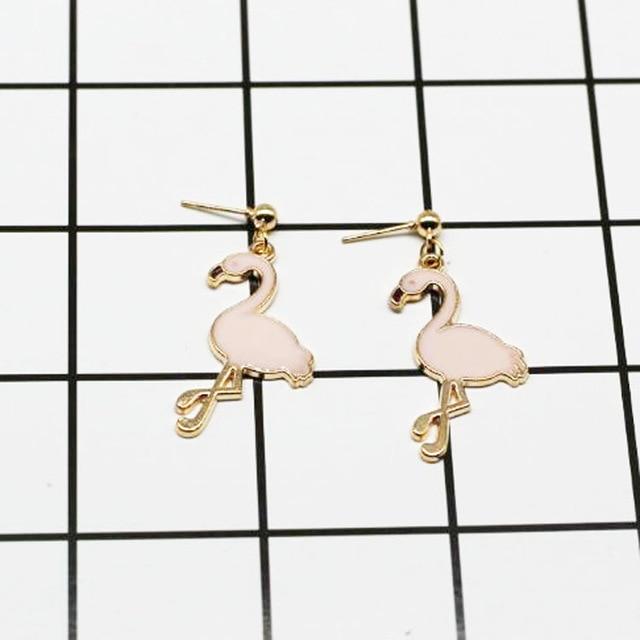Flamingo Design Earrings