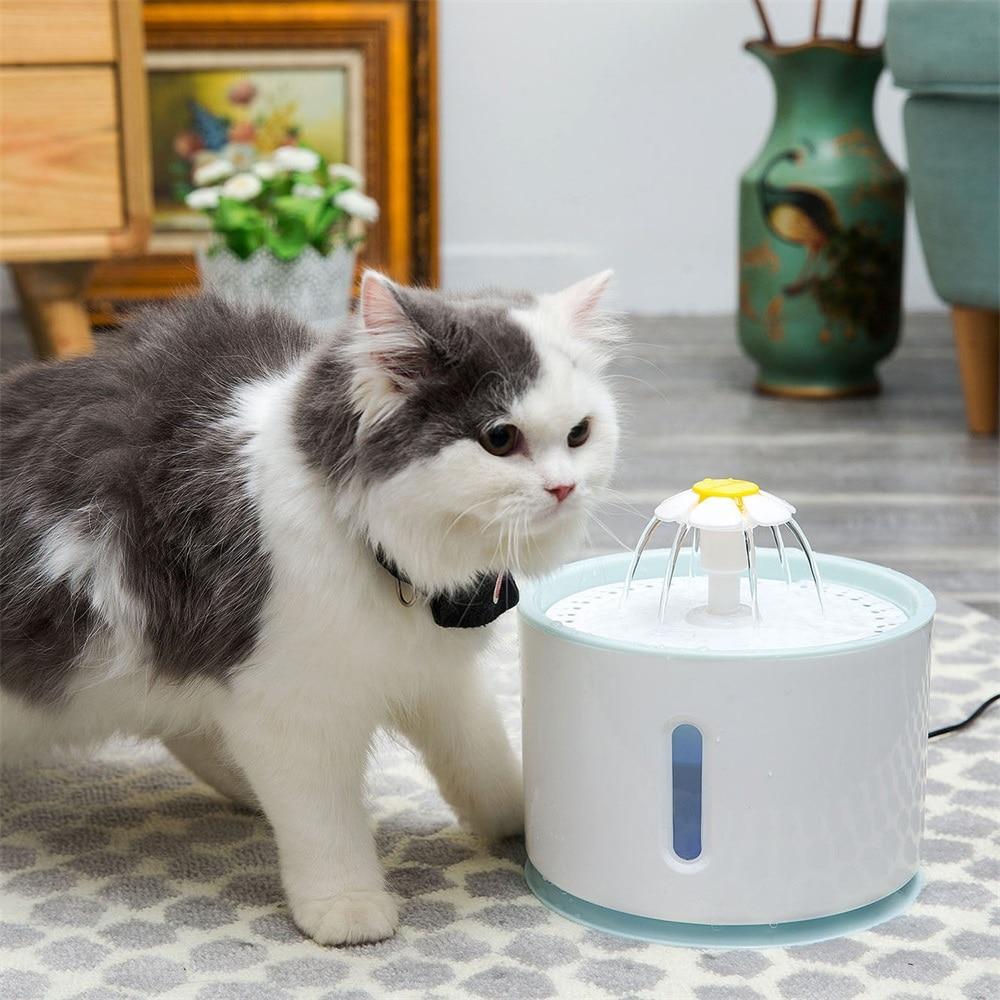 Flower Design Pet Automatic Water Feeder