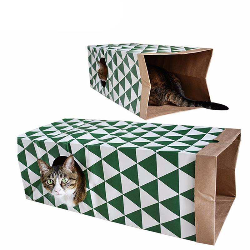 Folding Creative Cat Playing Tunnel Toy