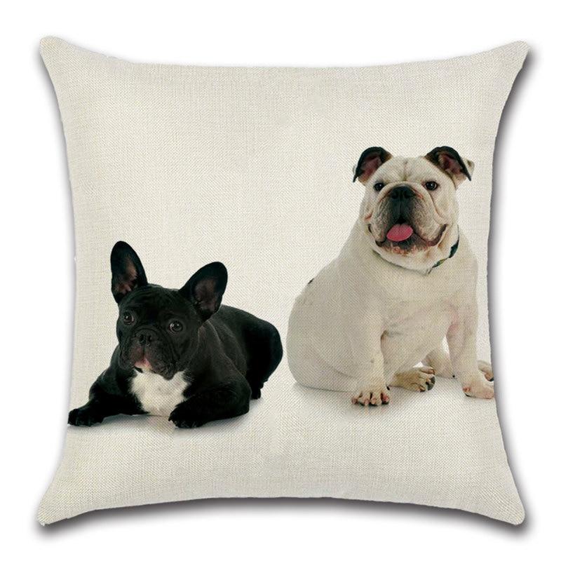 French Bulldog Print Cushion Cover