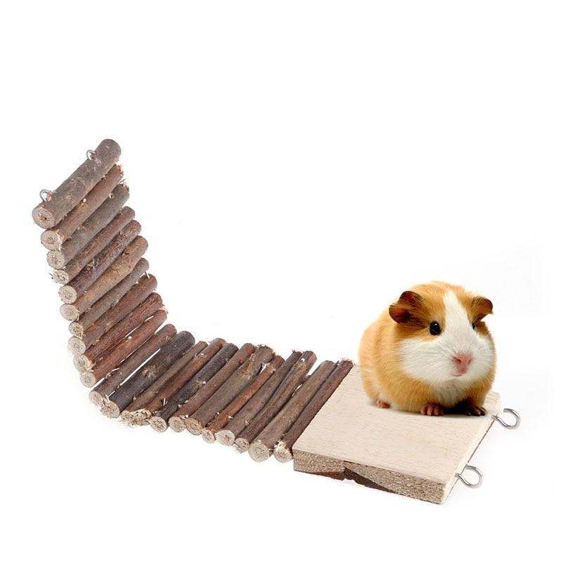Hamster Suspended Wooden Ladder Toy