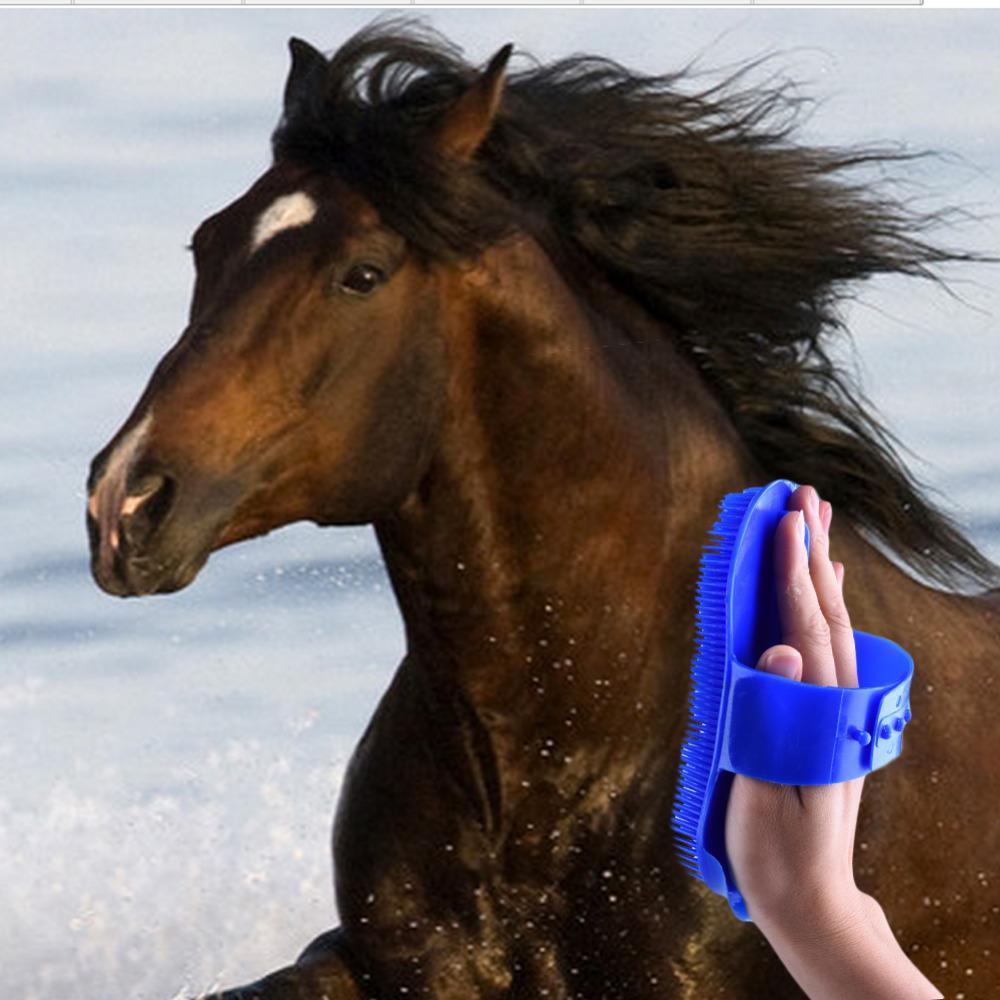Horse Hair Care Buffing Massage Brush