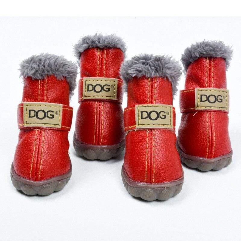 Paw Protector Warm Dog Booties Winter Waterproof Antislip Dog Boots