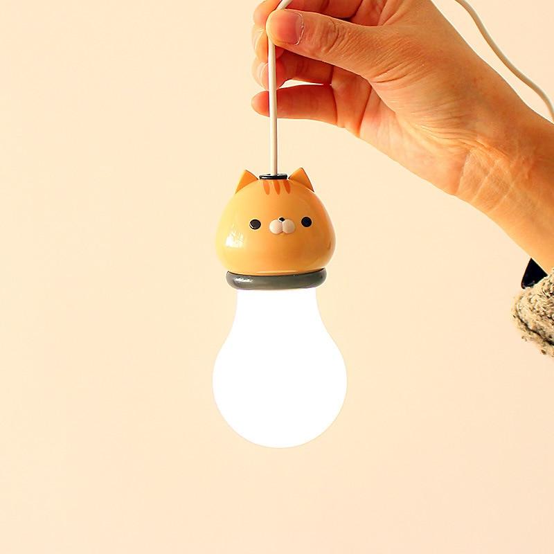 LED Cat Style USB Powered Light Bulb