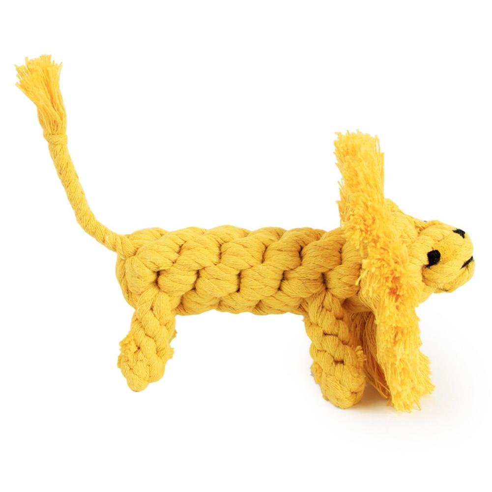 Lion Shape Multi-strand Knot  Dog Toy