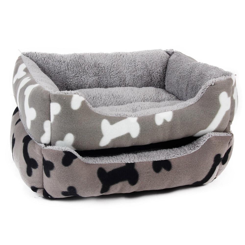 Lovely Bone Pattern Dual-use Cute Dog Sleeping Mat Bed