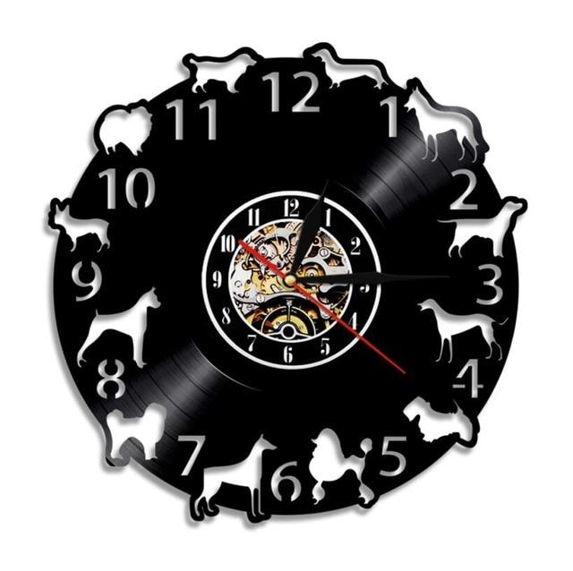 Lovely Dogs 3D Wall Clock