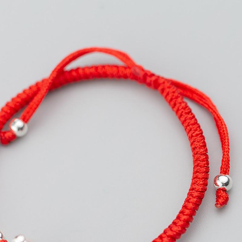 Lucky Cat Beads Red Rope Bracelet