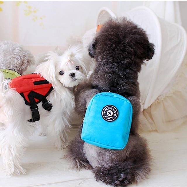 Multi-function Dog Backpack with Harness Leash