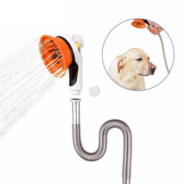 Multipurpose Pet Shower Head and Massage Device