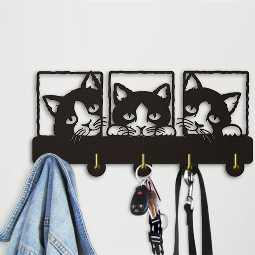 Peeping Cat 3D Wall Art Hook
