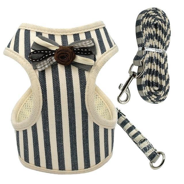Pet Cute Harness Leash Set with Bell