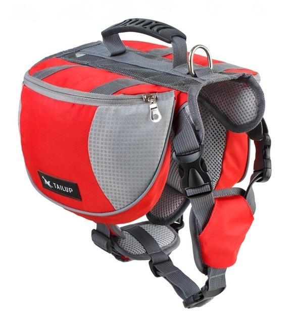 Pet Outdoor Adjustable Saddle Bag Harness Carrier For Pets