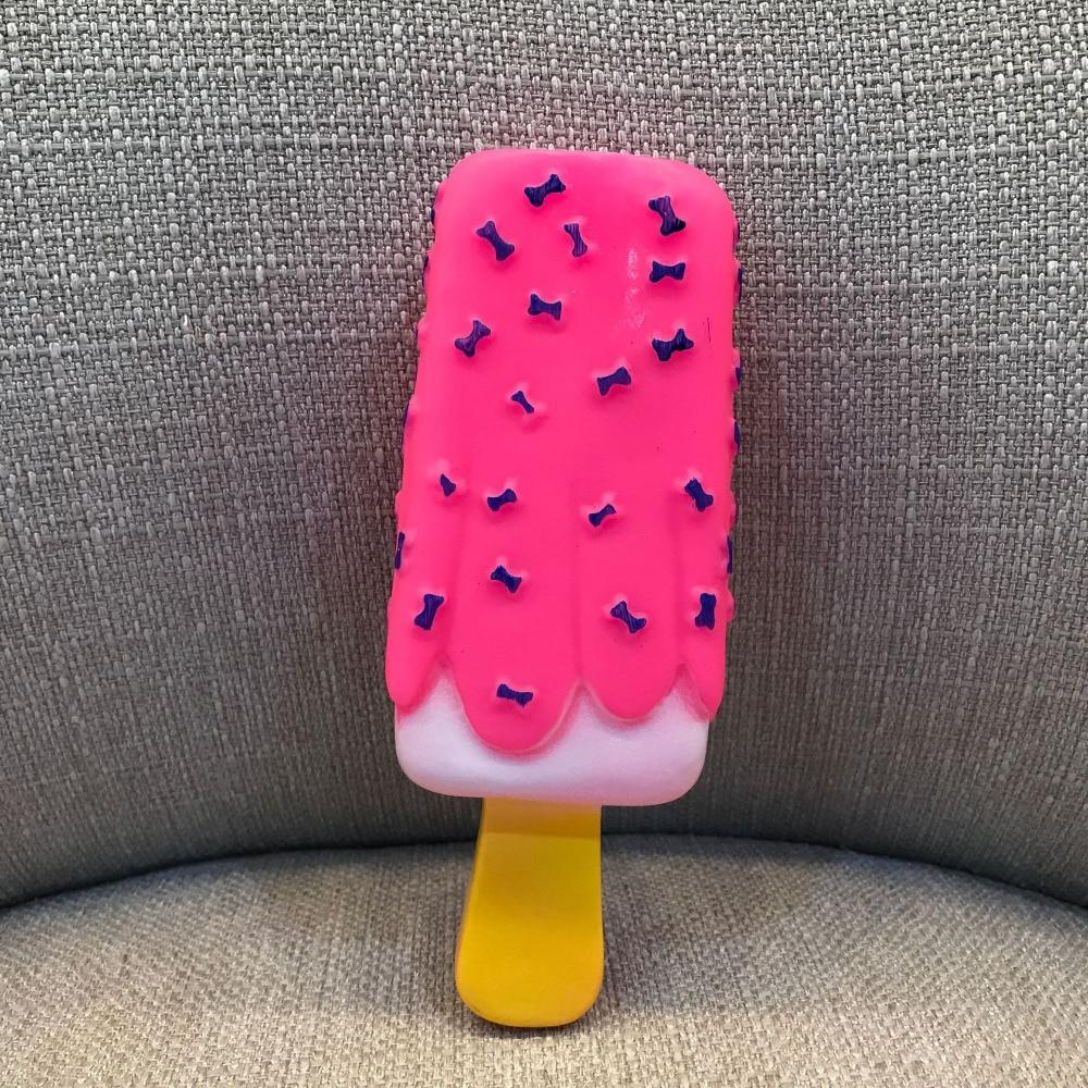 Popsicle Shaped Chew Squeaky Toy
