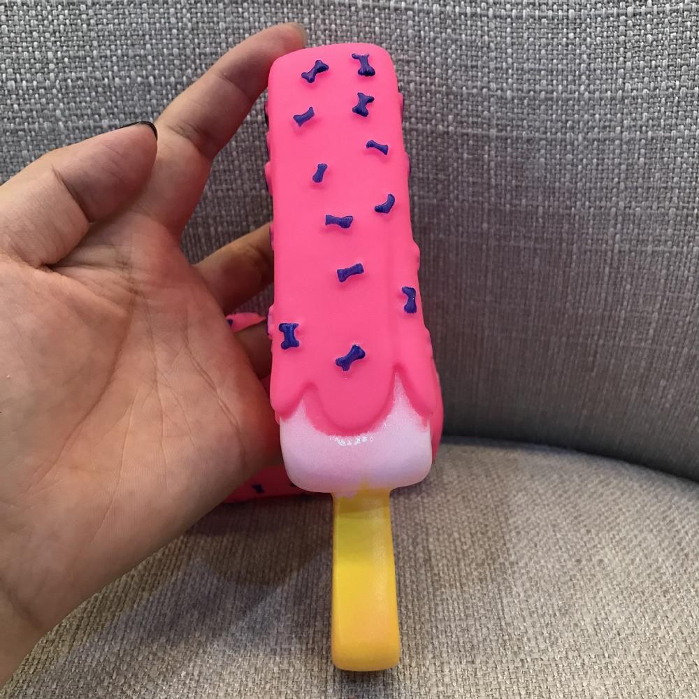 Popsicle Shaped Chew Squeaky Toy