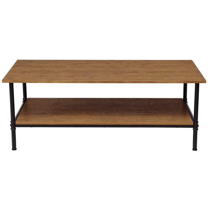 Tingo - Rectangle Bottom Shelf Wood Coffee Table