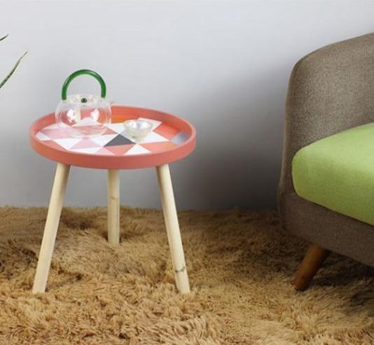 Rhys - Modern Nordic Mini Wooden Coffee Table