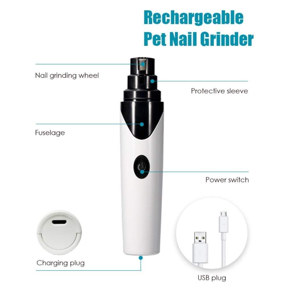 Nail Buddy™ Dog Nail Grinder Electric Rechargeable Pet Nail Trimmer