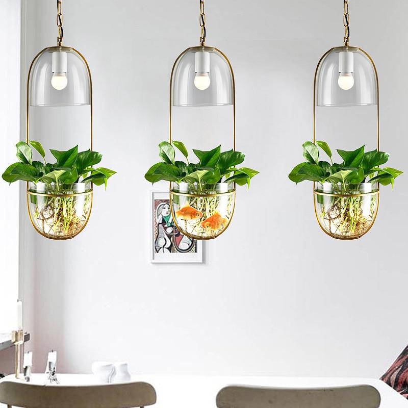 Deco26 Lileas - Modern Hanging Planter Lamp