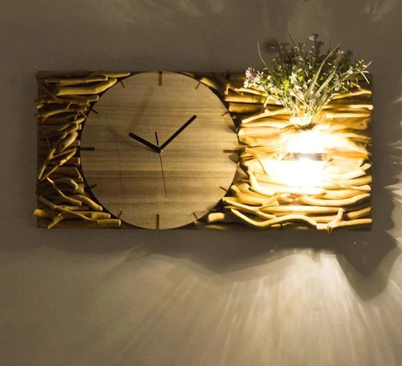 Tempo - Modern Wooden Clock & Vase