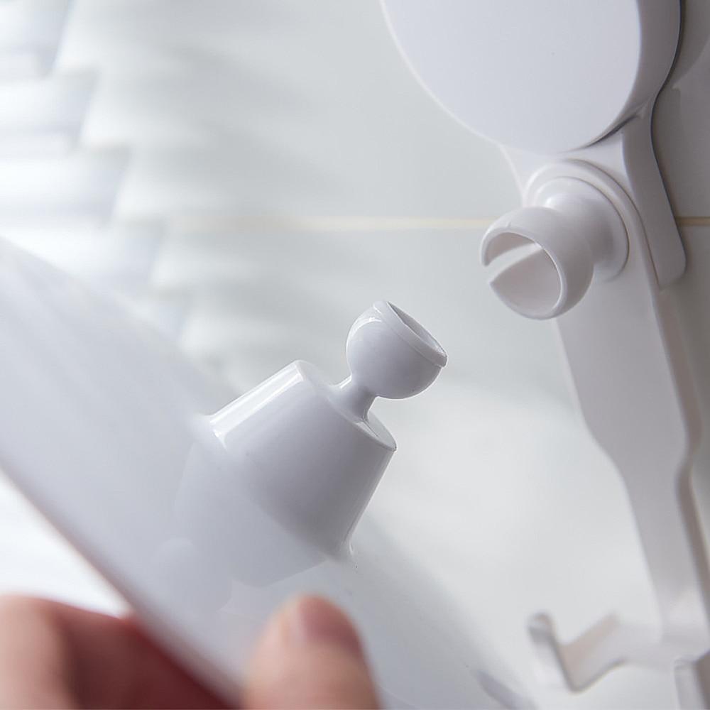 Dashiel - Adjustable Drill Free Anti-Fog Bathroom Mirror