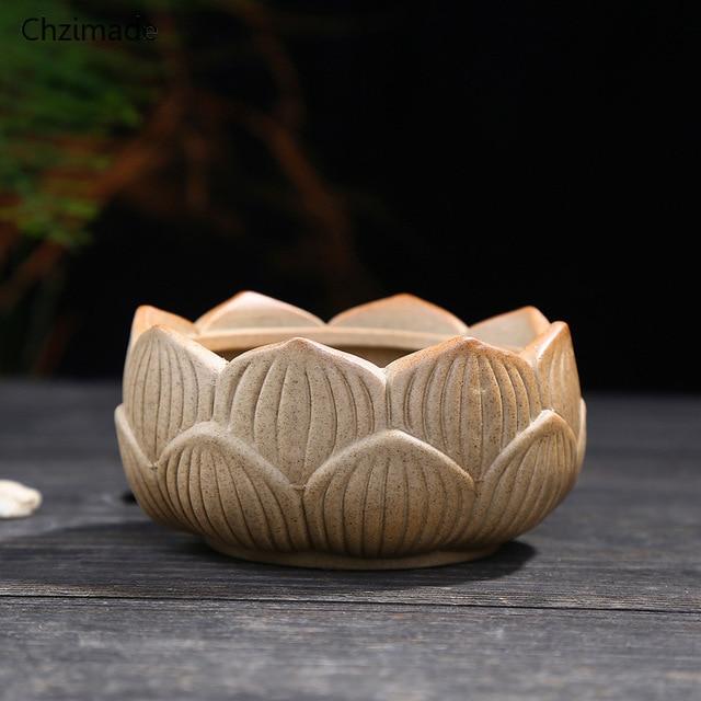 Trae - Varnished Ceramic Flower Plant Pot
