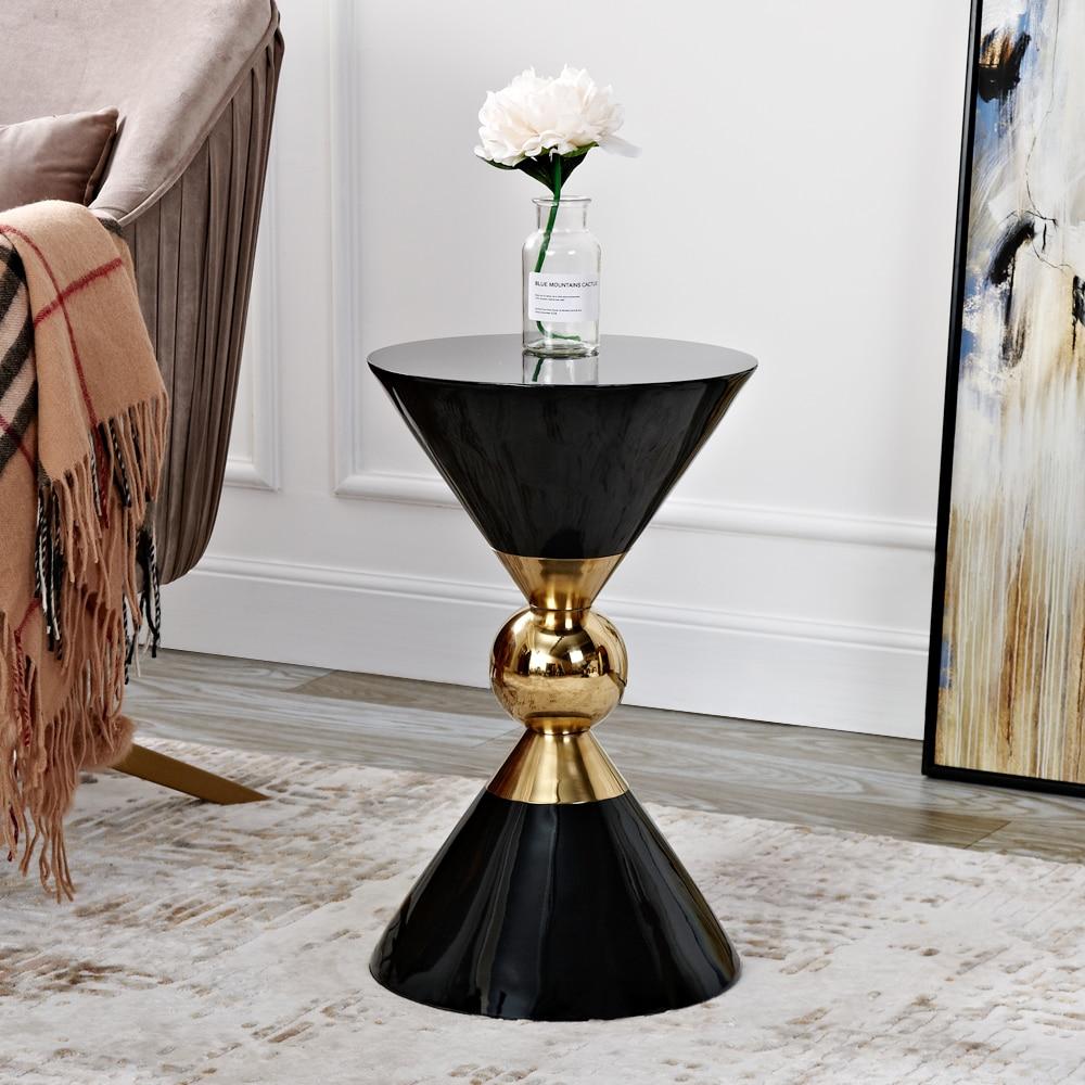 Renzo - Round Hourglass End Table