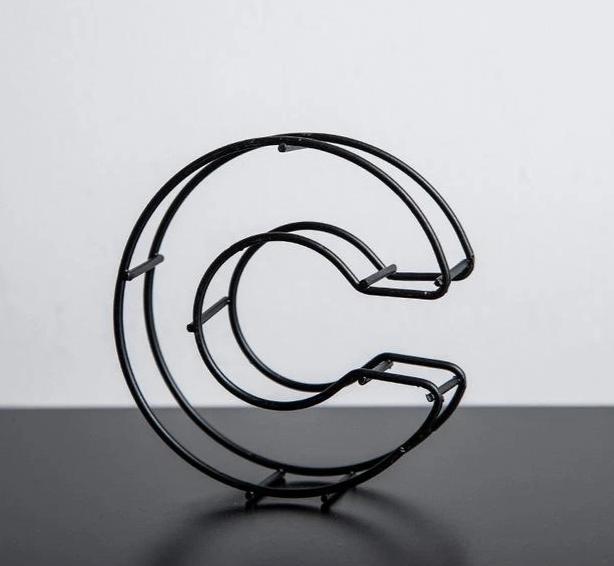 Wire Frame Letter Home Decor