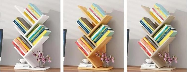 Paityn - Angled Desktop Bookcase