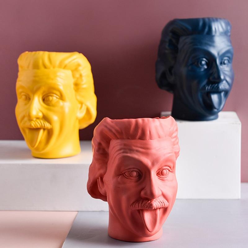 Einstein - Modern Resin Vase
