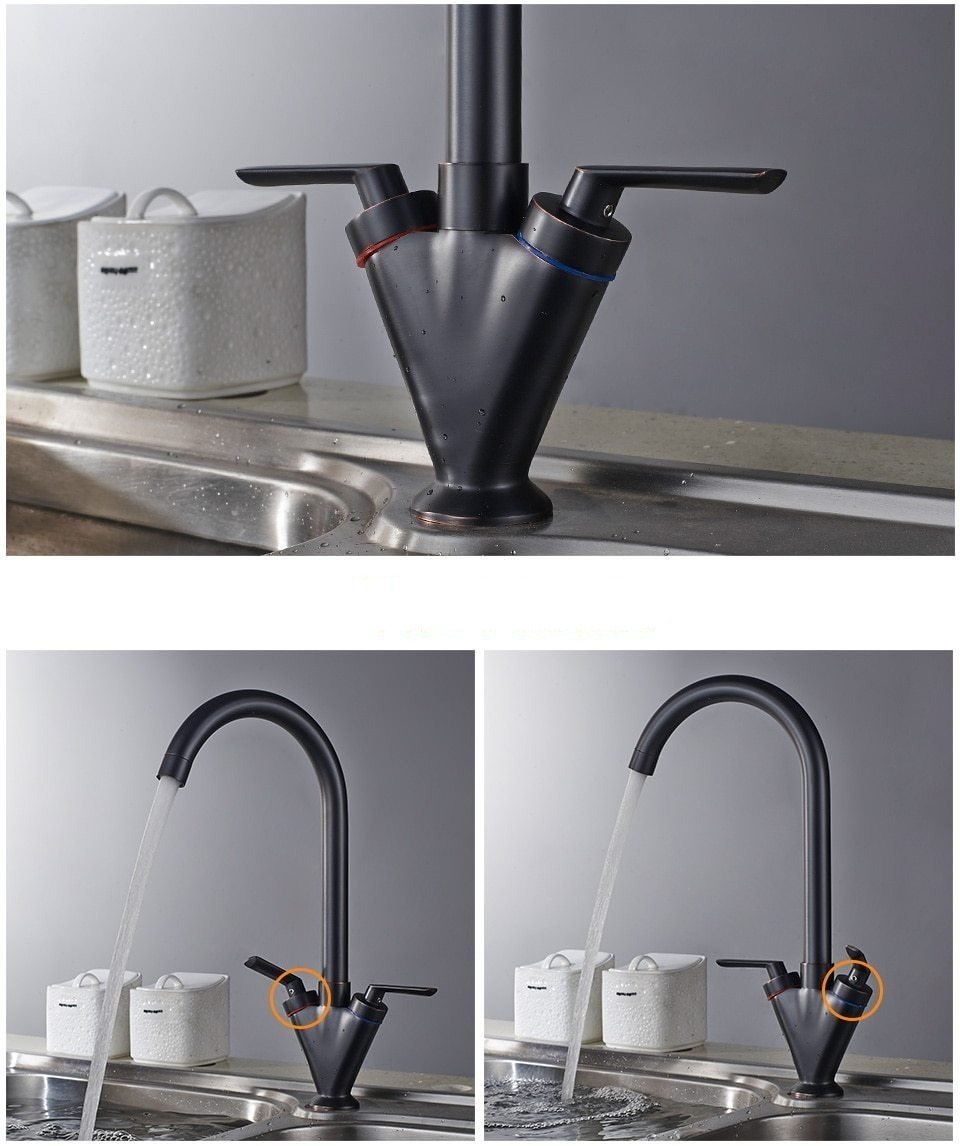 Theresa - Two Handle Rotating Kitchen Faucet