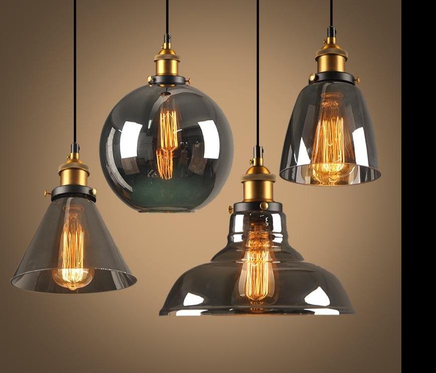 Deco26 Vintage 5.5" To 11" Wide Pendant Glass Retro Lights - Sofrey Selects
