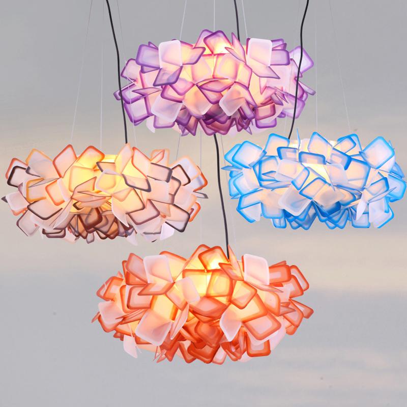 Blossoming Flower Acrylic Pendant Lights
